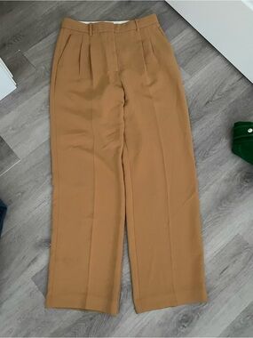 227 Wilfred Pleated Dress Pants - Camel Brown
